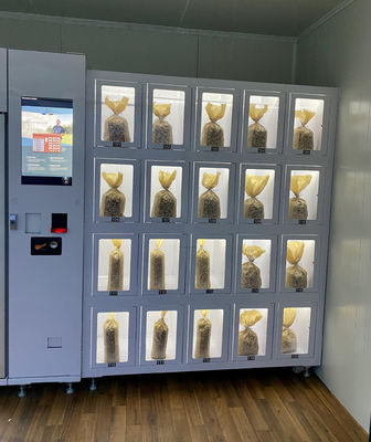 Verkaufsautomaten für Schließfächer mit anpassbarer Kapazität für kontaktloses Einkaufen