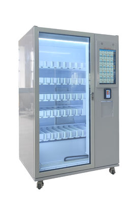 6 Etagen * 10 Schlitze Snack-Food-Verkaufsautomat mit optionalem Heizsystem 50 °C und Kühlsystem 3 °C-20 °C