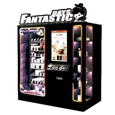 Smart Vending System Kostenloses Anpassung Automaten mit einer Kapazität von 7 Etagen* 12 Slots Internet 4G/WIFI/LAN