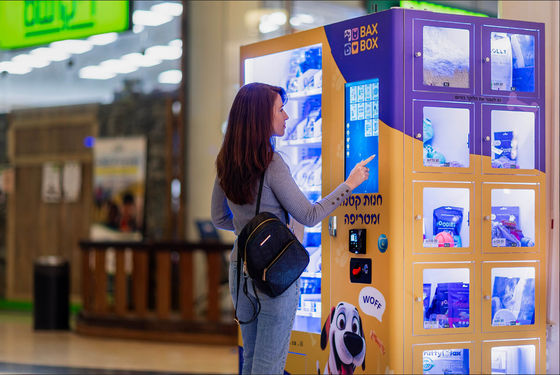 Combo-Vending-Maschine mit Schließfächern 21,5 Zoll Touchscreen SDK Funktion