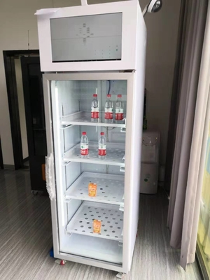 Intelligentes Kühlschrankzupacken und gehen Automat mit dem elektrischen VerschlussKartenleser, zum des Türobst und gemüse -zu öffnen
