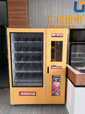 Salat-Glas machte Flaschengetränk Automaten mit 22 Zoll-Touch Screen, Touch Screen Automat, Mikrometer ein