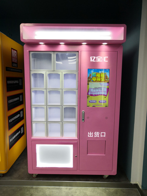 Salat-Glas machte Flaschengetränk Automaten mit 22 Zoll-Touch Screen, Touch Screen Automat, Mikrometer ein