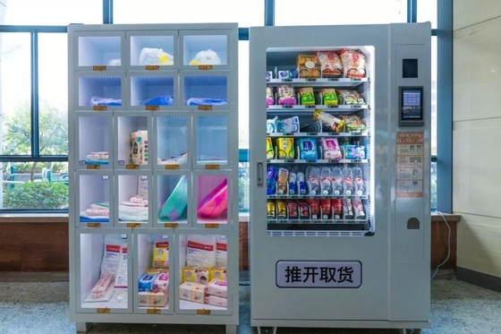 24 Stunden Kombinations-Automaten mit Schließfach-Stützfernbedienung