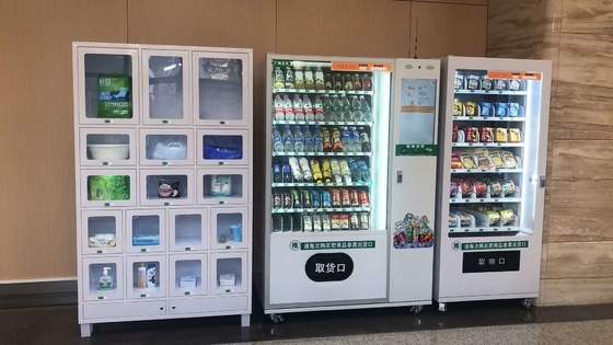 24 Stunden Kombinations-Automaten mit Schließfach-Stützfernbedienung