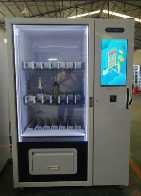 Glasflaschen-Automat mit dem Aufzug, zum des Rotweinchampagner Mikrometer-intelligenten Automaten zu verkaufen
