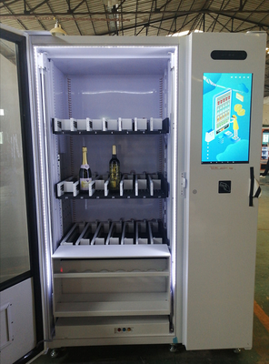 Glasflaschen-Automat mit dem Aufzug, zum des Rotweinchampagner Mikrometer-intelligenten Automaten zu verkaufen