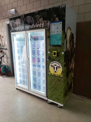Sushi, Sandwich, Ei, abkühlender Schließfachautomat des Salatfruchtapfelprodukteinführungskastens, halten Nahrung frisch, Bürohotel bester ch