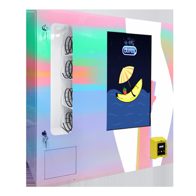 Intelligenter -Automat für Kondome Durex-Masken-Lippenstift-Zigarette