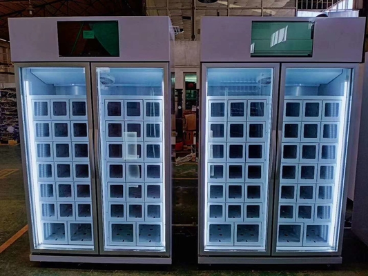 Kundengebundener 22-Zoll-Touch Screen abkühlender Schließfachautomat für Ei mit intelligentem System