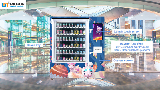 Automatischer Automat mit Fernsteuerungstouch Screen Automaten-Smart-System