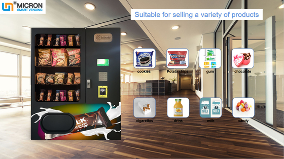 1 Meter-Mini Vending Machine For Mobile-Zusatz-schwarze Farbkleiner Imbiss-Automat