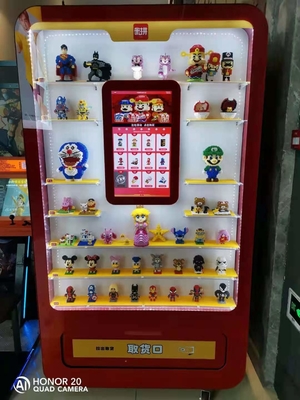 Mikrometer-Touch Screen Toy Self Service Vending Machines mit großer Bildschirmbereich-Förderung