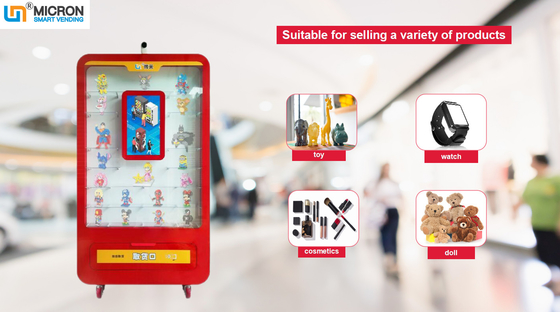 Mikrometer-Touch Screen Toy Self Service Vending Machines mit großer Bildschirmbereich-Förderung
