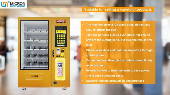 LED, die Lucky Vending Machine With Cashless-Zahlungs-Systeme, großen Kastenautomaten, Mikrometer beleuchtet