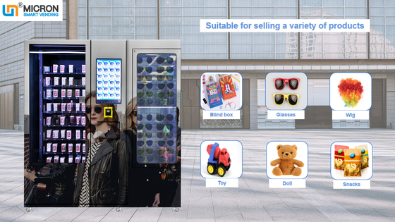 662 Kapazitäts-schwarze blinde Kasten-Selbstservice-Automaten mit Ausstellungsraum-Aufzug