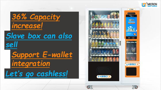 Intelligenter Touch Screen POP-Automat mit Cashless Qr-Code-Zahlungs-System