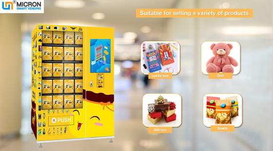 Kinderlieblingsspielwaren-Geschenk-Automat mit 22 Zoll-Touch Screen/LED Beleuchtung, Sprials-Automat, Mikrometer