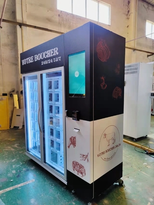 Das Einfrieren möbeln Fleisch-Automaten-Gitter-Kabinett-Kreditkartenleser auf