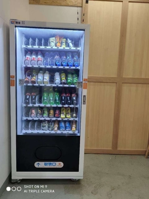 Seiten-kontaktloses Zahlungs-System Coca Cola Snack Food Vending-Maschinen-H5