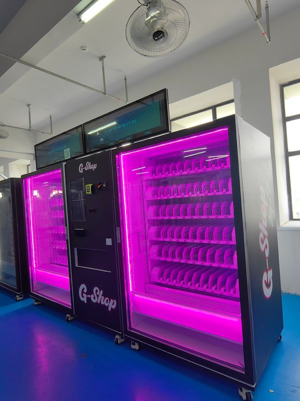 Versand von Tür zu Hafen Snack-Food-Vending-Maschine mit Top-Bildschirm OEM/ODM-Dienstleistungen