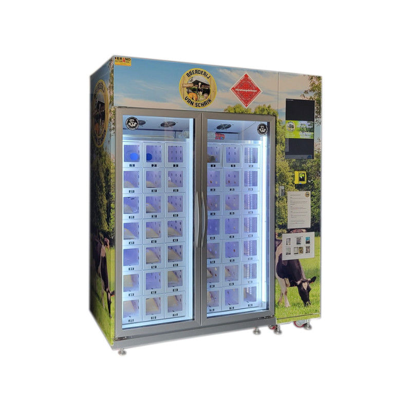 Kühlmaschinen für Milchprodukte -22~20°C Automatische Käse-Verkaufsautomaten