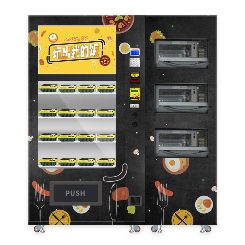 Sofortige Brotdose-intelligenter Automat mit Mikrowelle Oven Micron Smart Vending