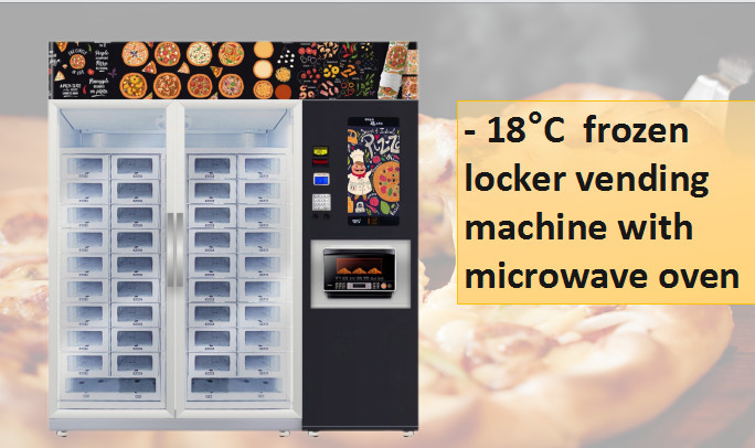 Sofortige Brotdose-intelligenter Automat mit Mikrowelle Oven Micron Smart Vending