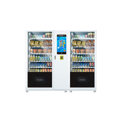 22 Zoll-Touch Screen kombiniertes Snack-Food-große Kapazitäts-Automaten-bargeldlose Zahlung