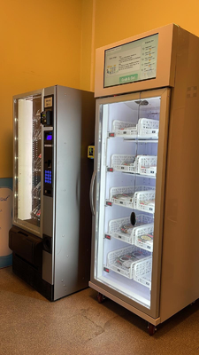 Ei-frische Frucht-Zupacken N geht Kühlschrank-Automat mit Kartenleser intelligenter
