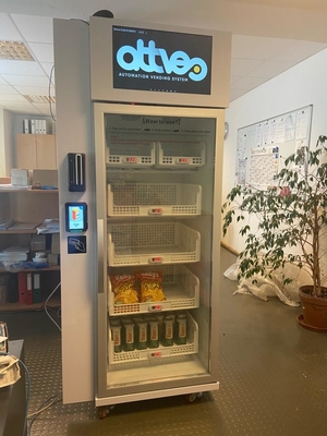 WMZLD Snacks And Drinks Verkaufsautomaten geeignet für Büro, Fabrik, Einkaufszentren, im Freien mit Kreditkartenzahlung