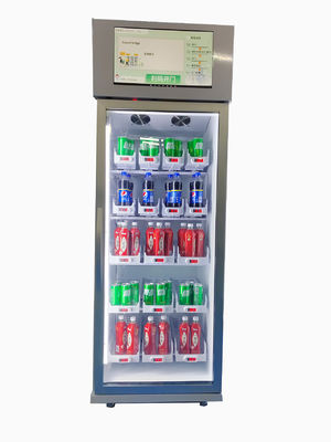 Turnhallen-Automat, zum des Energie-Getränk-frische Frucht-Kühlschrank-Verkaufs mit Kartenleser zu verkaufen