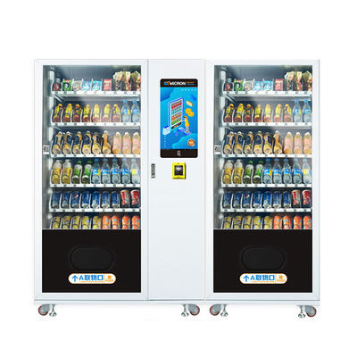 Große Kapazitäts-Spiralen-Imbiss und Getränk-Automat mit Kühlsystem und Touch Screen