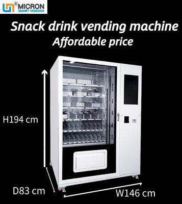 Hot selling 22 Zoll Touchscreen Snack Getränke Verkaufsautomaten mit Kühlsystem in Schulen
