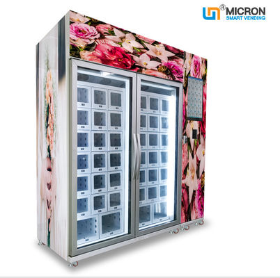 Großer Glasfenster-Blumen-Automat mit GPRS-Überwachungsanlage