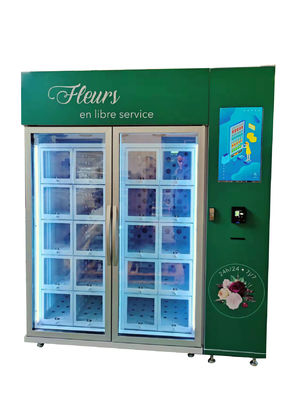 Touch Screen abkühlende Kapazität des Schließfach-Blumen-Automaten-24