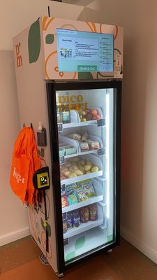 Micron Smart Vending Fresh Food Snack Drink Smart Kühlschrankautomat mit Kartenleser