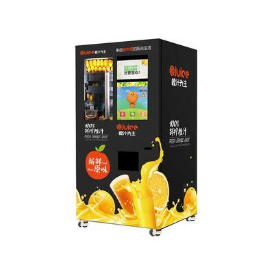 Automatischer Verkaufsautomaten für frisch gepressten Orangensaft mit Kartenleser