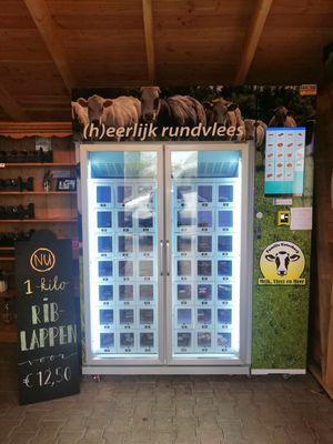 Customized Schließfach Automaten für Eier Käse Frische Blumen