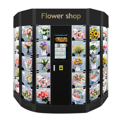 Blumensträuße Frischblumen Topfpflanzen Kühlschrank Verkaufsautomaten mit Kühlsystem