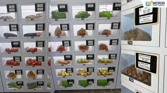 Kühlschrank-Automaten mit Barzahlung und Raumtemperaturoption