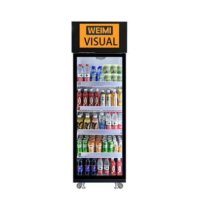 Intelligenter Algorithmus KI-gestützte Automaten für Snacks Getränke frische Lebensmittel Früchte Grab And Go Kühlschrank