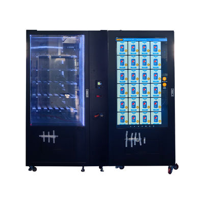 High Capacity Outdoor Combo Verkaufsautomaten mit wetterfestem Haus Straßenspeisen Getränke Verkaufsautomaten