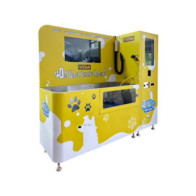 Bequeme Selbstbedienung Hundewaschmaschine für Tiergeschäfte Features 21,5 Zoll Touchscreen und 32 Zoll LCD-Bildschirm