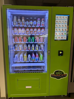 Optionale Zahlungsterminals Snack-Vending-Maschine mit Echtzeit-Inventarfunktion Fernbedienung