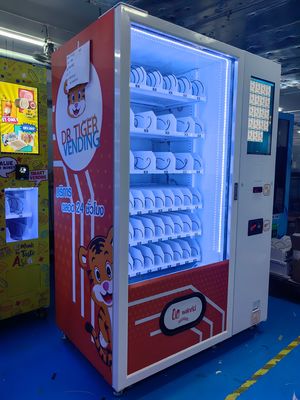 Bequeme Snack-Food-Verkaufsautomat für unbemannte Einzelhandelsgeschäfte mit Smart Promotion System