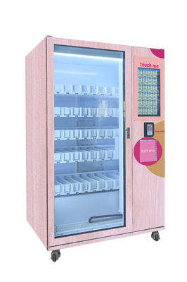 6 Etagen * 10 Schlitze Snack-Food-Verkaufsautomat mit optionalem Heizsystem 50 °C und Kühlsystem 3 °C-20 °C