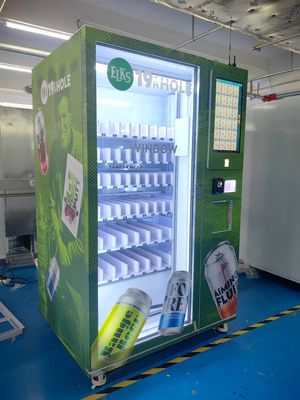 Altersprüfungsscanner Bier-Soda-Maschine mit individuellem Aufkleber und Heizsystem 50 C Kühlsystem 3°C-20°C