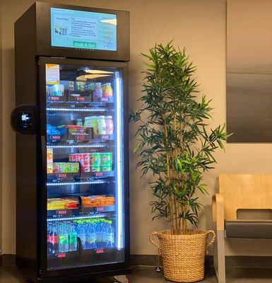 Smart Kühlschrank Verkaufsautomaten für Tiefkühlprodukte Eiscreme Eiswürfel Einstellbarer Temperaturbereich Fernbedienung