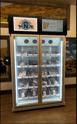 5-20 Trays Kapazität Metall-Smart-Kühlschrank Automaten für Eis
